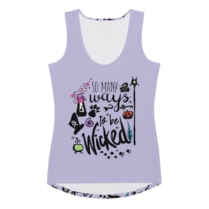 Disney Villains Fitted Tank Top Descendents So Many Ways to Be Wicked Fitted Tank Top