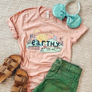 Earthy T-Shirt Disney Shirt Mickey Epcot Flower and Garden Festival Disney Garden T-shirt