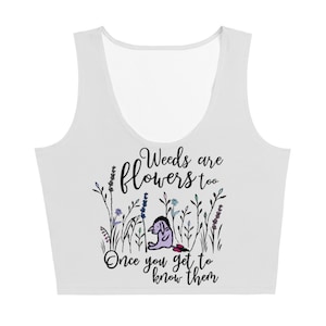 Eeyore Weeds are Flowers Too Disney Crop Flower and Garden Festival Crop Top