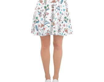 Disneyland Park Skirt Disney Parks California Dreamin Disneyland Skirt California Disney Skater Skirt