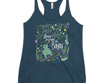 Bayou Adventure Tank Top Disney Shirt Goin Down the Bayou Disney Tiana's Bayou Adventure Ride Racerback Tank