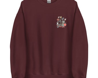 Sweat-shirt blanc comme neige Chemise princesse Disney recto-verso, vous seul pouvez remplir le monde de soleil Sweat-shirt unisexe à l'avant et à l'arrière