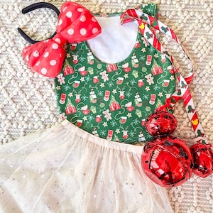Disney Christmas Vacation Crop Top Merriest Place on Earth Disney Parks Holiday Crop Top