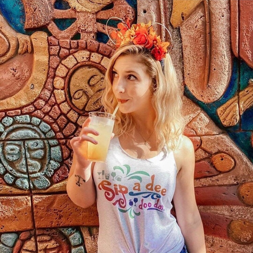 Disney Splash Mountain Sip a Dee Doo Dah Tank Top Disney Drinking ...