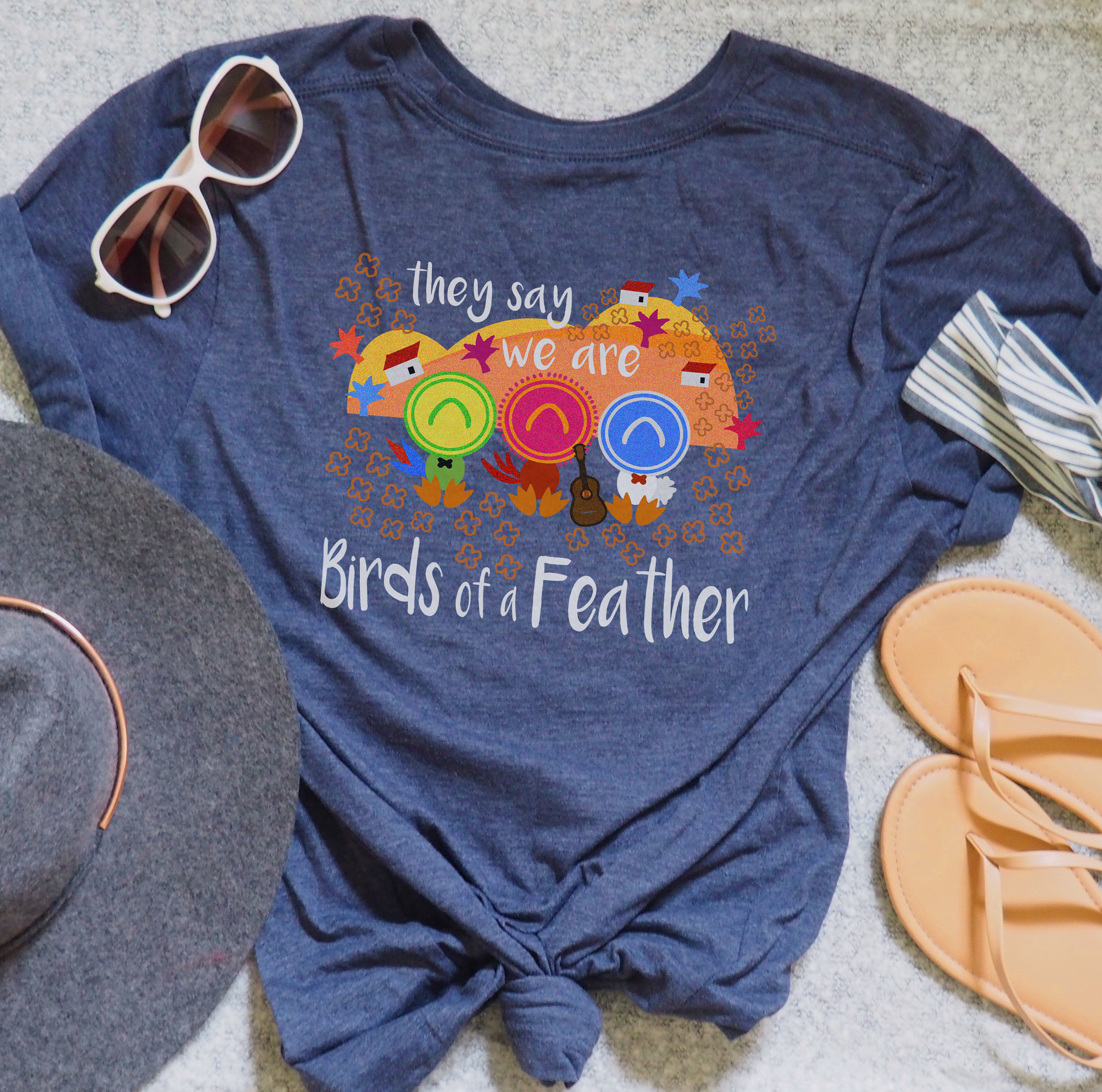 Three Caballeros T-shirt Disney Birds 