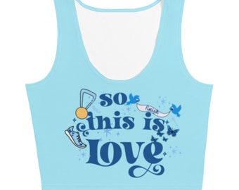runDisney Cinderella Crop Top: Princess Marathon, Running Shoe Design