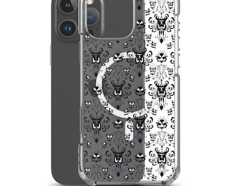 Disney MagSafe Haunted Mansion Phone Case Haunted Mansion Wallpaper Disney MagSafe® clear case for iPhone®