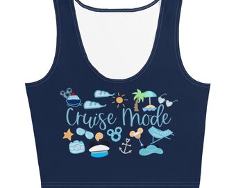 Disney Cruise Line crop Cruise Mode DCL vacation Crop Top
