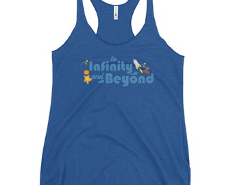 Camiseta sin mangas de running runDisney Toy Story: Sorpresa de primavera hasta el infinito y más allá para mujer.