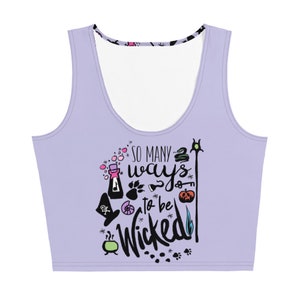 Disney Bösewichte Crop Top zu Unrecht Ever After Descendents So viele Möglichkeiten, böse zu sein Crop Top