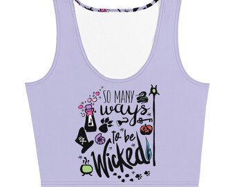Disney Villains Crop Top: "So Many Ways to Be Wicked"