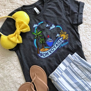 Bon Voyage Disney Cruise T-Shirt Disney Cruise Shirt Castaway Cay Unisex T-shirt