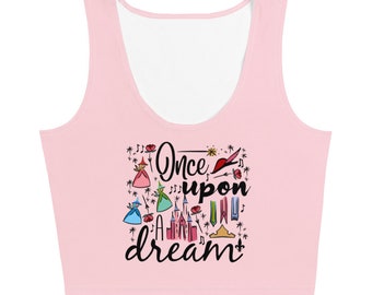 Sleeping Beauty Crop Top Once Upon a Dream Disney Shirt Princess Aurora Crop Top