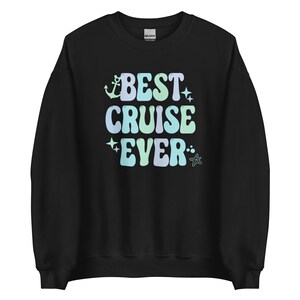 El mejor suéter de crucero de Disney de todos los tiempos Sudadera unisex DCL Cruise con lindos colores pastel