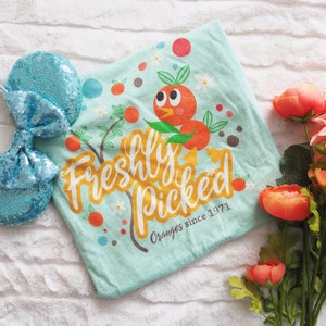 Orange Bird T-shirt Freshly Picked Oranges for Flower and Garden