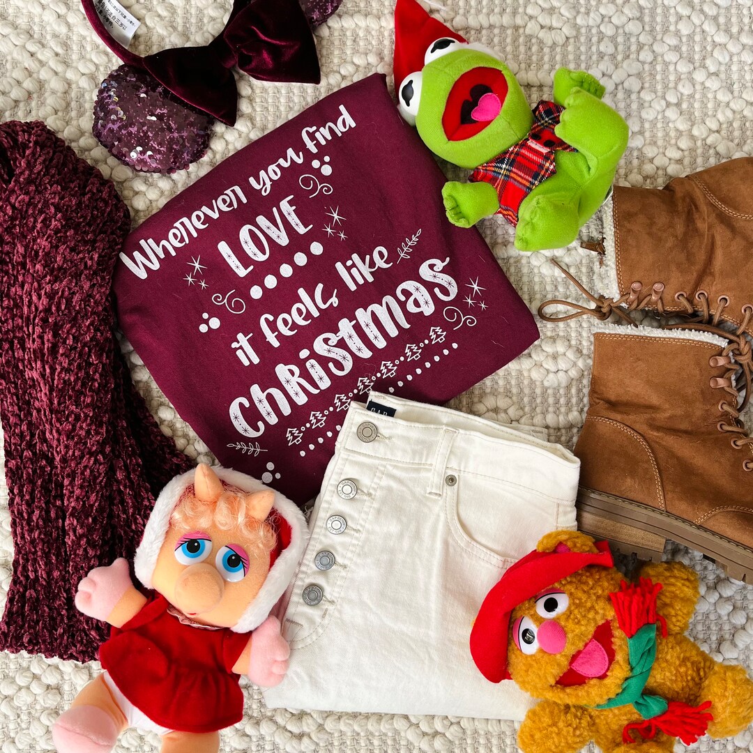 Muppets Christmas Carol Song Disney Movie Unisex Short Sleeve T-shirt ...