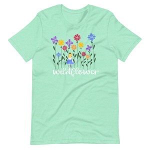 Disney Alice in Wonderland T-Shirt Disney Shirt Wildflower Alice Garden Wildflower T-Shirt image 6