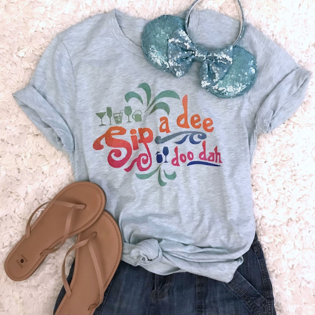 Disney Splash Mountain Sip a Dee Doo Dah T-shirt Disney Drinking Disney ...