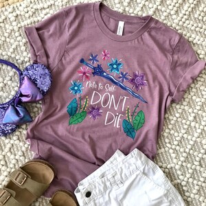 Raya and the Last Dragon T-Shirt Disney Shirt Note to Self Don&#39;t Die runDisney Raya T-Shirt