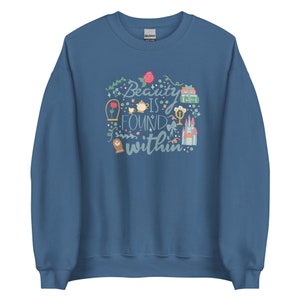 Belle Beauty Within Sweatshirt Disney Princess Beauty and the Beast Unisex Sweatshirt