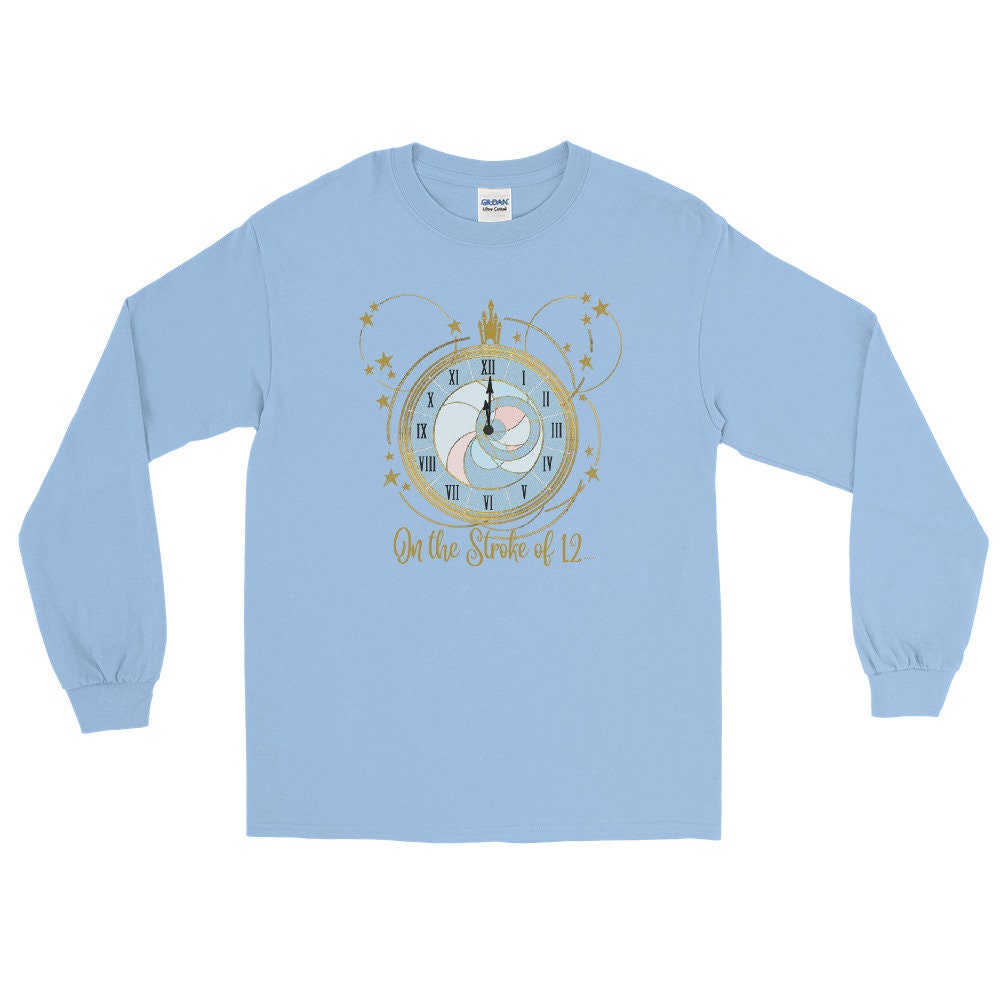 Discover Cinderella Midnight Long Sleeve Shirt Disney Shirt Disney New Years Eve Clock Unisex Long Sleeve Shirt