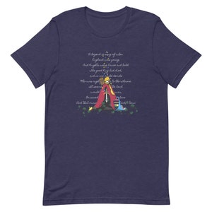 Sword in the Stone T-Shirt King Arthur with Archimedes and Merlin Adult Unisex T-Shirt