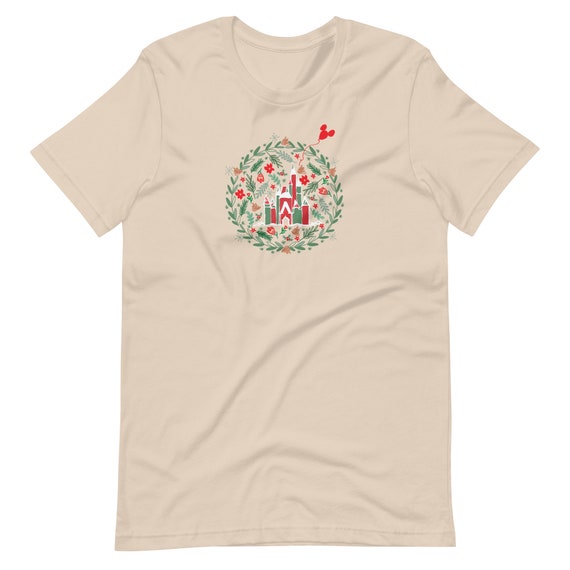 Cinderella's Castle Christmas T-shirt Disney Shirt - Etsy