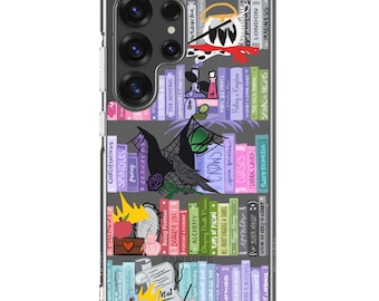 Disney Villains Samsung Phone Case Cruella Maleficent Yzma Evil Queen and Ursula Villains Books Phone Case