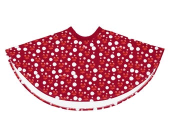 Stippen en strikken over de hele Minnie Mouse Disney rode skaterrok