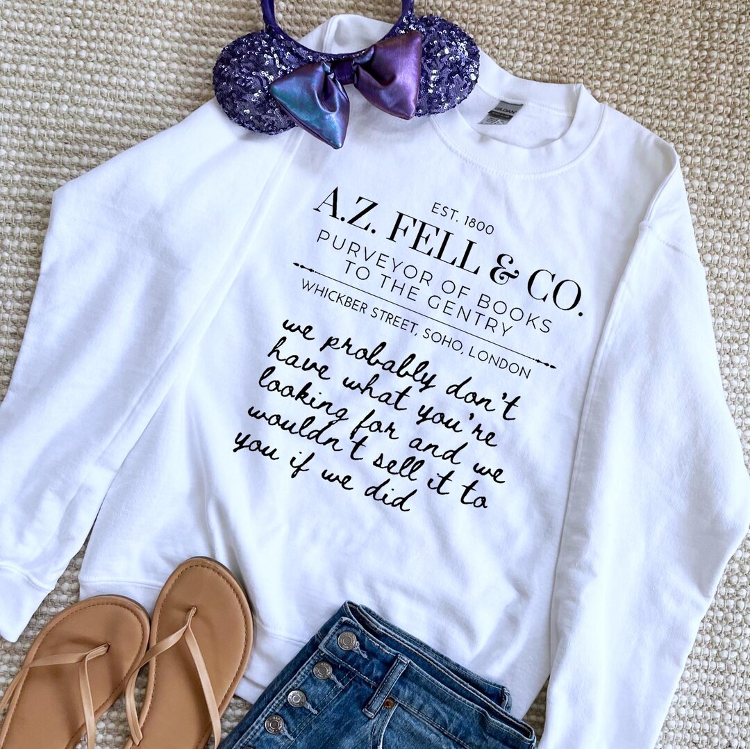 A.Z. Fell & Co. Bookshop Sweatshirt - Good Omens Antiquarian