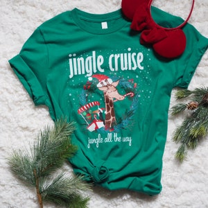Jungle Cruise Christmas T shirt Jingle Cruise Giraffe Jungle All