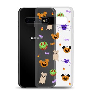 Custodia per Samsung Disney Halloween Party con zucche di Topolino e mele avvelenate Custodia per Samsung