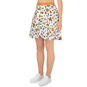 Mickey Pumpkin Skirt Disney Fall Disneyland Disney World Outfit Disney Halloween Skater Skirt image 4