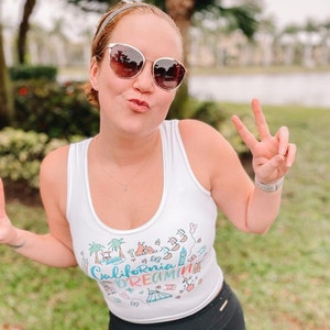 Disneyland Park Crop Top Disney Parks California Dreamin Disneyland Shirt California Crop Top