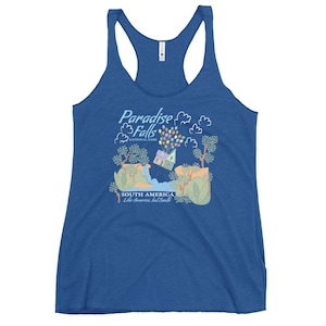 UP! Paradise Falls Park Tank Top National Park Disney UP Women&#39;s Racerback Tank Top