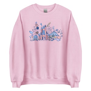 Magic Kingdom Sweatshirt Disney Parks Shirt Cinderella Castle Disney World Unisex Sweatshirt