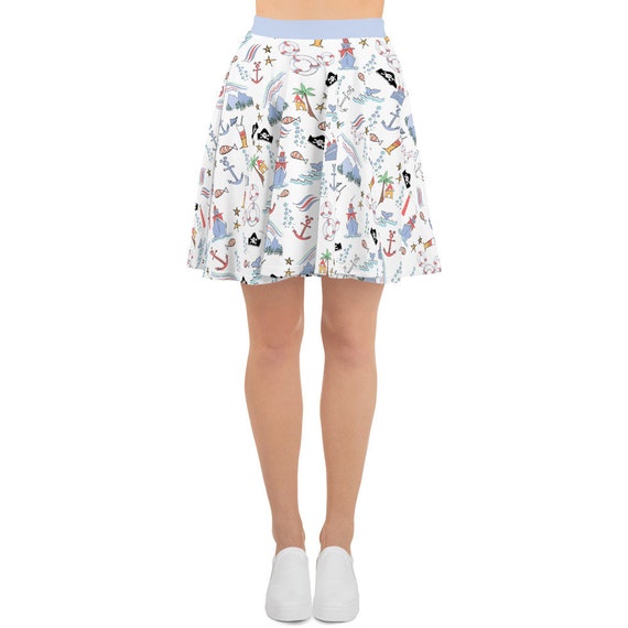 Disney Cruise Skirt Cruise Disney Sketch DCL Skater Skirt