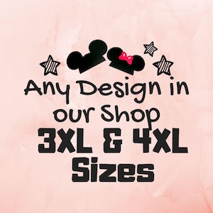 Disney Shirts, 3XL- 4XL Any Design In Our Shop on a Plus Size Disney T-Shirt. Plus Size Disney Shirts, Disney Vacation Shirt, Disney Outfit