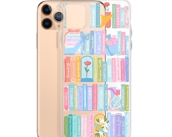 Disney Princess iPhone Case Disney Book Lover Gift - Cinderella, Belle, Aurora, Jasmine, Ariel Disney iPhone Case