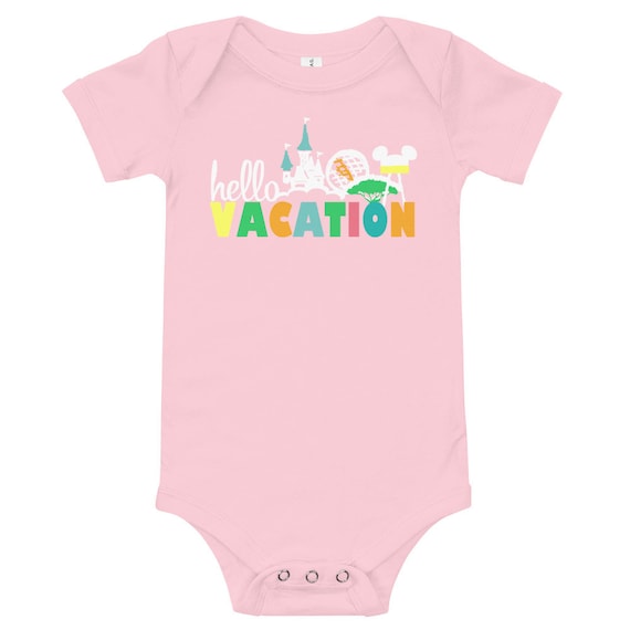 Tutina per neonato Disney World Hello Disney Vacation Tutina per