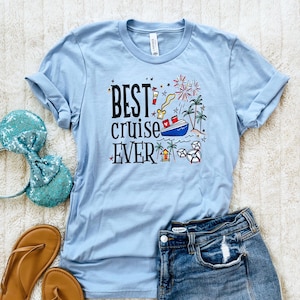 Disney Cruise Graphic T-Shirt Best Cruise Ever T-Shirt Mickey Cruise Ship Fireworks Cruise Trip DCL Family Shirt
