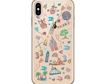 Disney World iPhone Case Disney Rides, Parks and Castle Disney