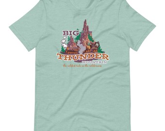 ディズニー ビッグサンダーマウンテン ユニセックス Tシャツ - Etsy 日本