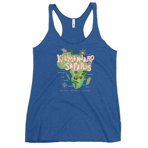 Kilimanjaro Safari Tank Top Disney World Animal Kingdom Shirt Safari Women&#39;s Racerback Tank Top