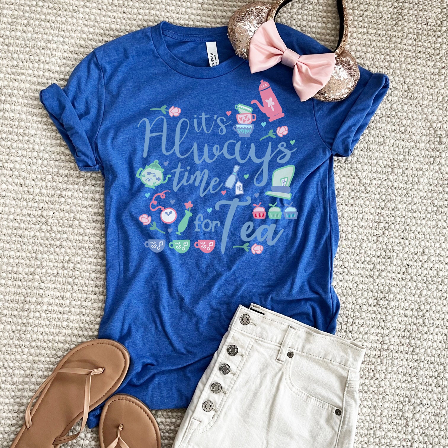 Alice in Wonderland Tea Party T-shirt: Magic Kingdom Inspired - Etsy