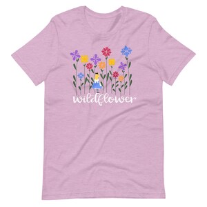 Disney Alice in Wonderland T-Shirt Disney Shirt Wildflower Alice Garden Wildflower T-Shirt image 7