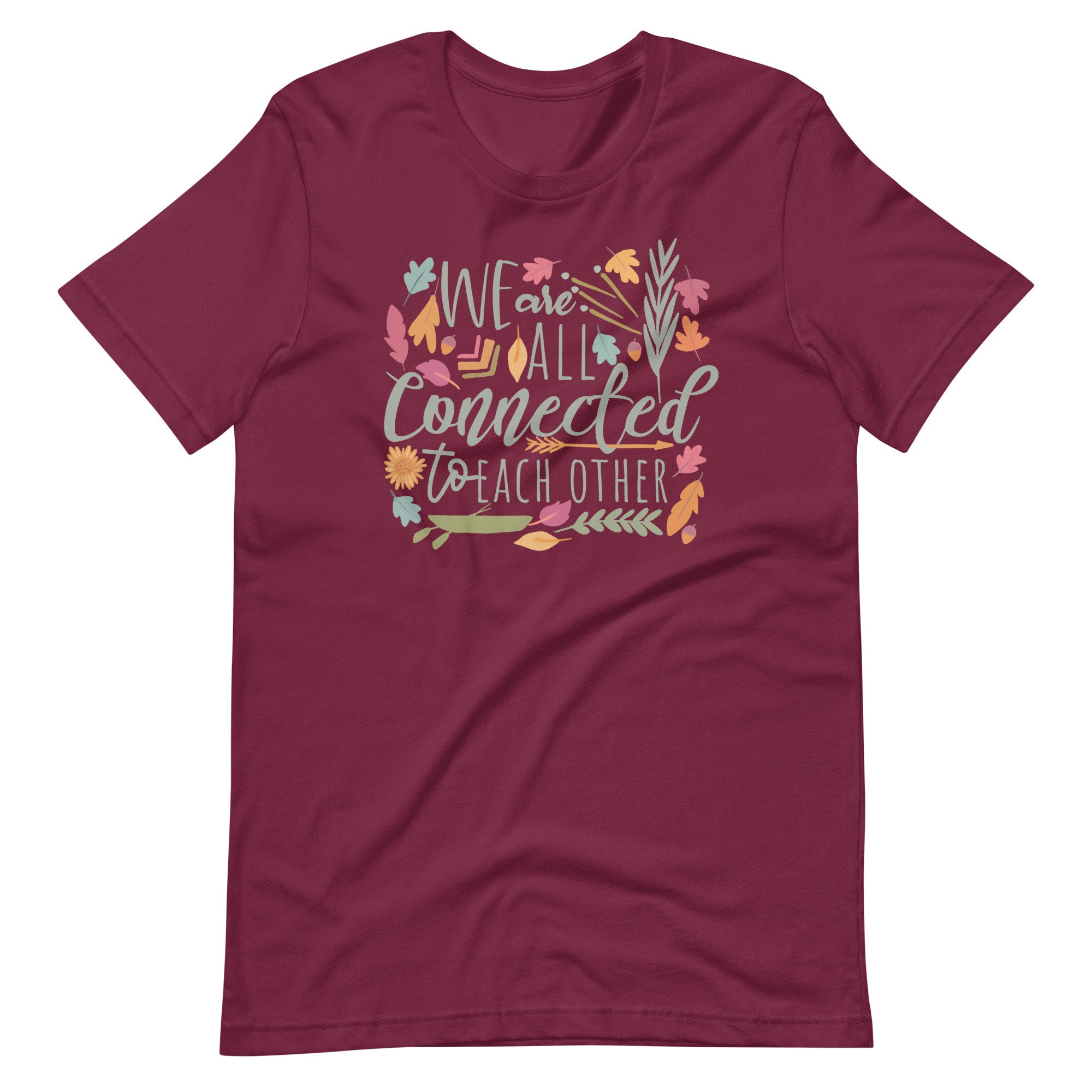 Pocahontas T-shirt We Are All Connected Disney Fall Shirt Disney Colors ...