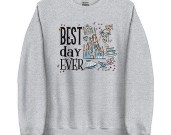 Disney Magic Kingdom Tröja Bästa Dagen Någonsin Disney Resa Unisex Tröja