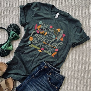 Pocahontas T-Shirt We are All Connected Disney Fall Shirt Disney Colors of the Wind T-Shirt