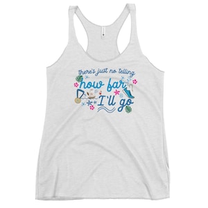 Moana runDisney Princess Half Marathon Disney running Women&#39;s Racerback Tank